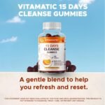 Vitamatic 15 Day Cleanse Gummies, Senna, Cascara, Psyllium, Flaxseed, Aloe Vera, Licorice, MCT, Probiotic - Image 7
