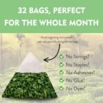 Green Tea Bags (32 Count) – Premium Herbal Tea Ranawara | Loose Leaf Tea Quality, Plant-Based, Supports Weight Loss & Detox | Certified Vegan (UK) - Image 5