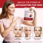 Astaxanthin 12mg Supplements, 120 Softgels Premium Astaxanthin Antioxidant Supplements Supports Eye, Joint, Internal Circulation, Skin Health & Natural Tanning, Fresh Microalgae Source - Image 5
