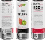 CELSIUS Energy Drink, Sparkling Kiwi Guava, Natural Flavours. No Artificial Colours, Sugar Free Energy Drinks, 355 mL, 12-Pack - Image 5