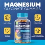 Magnesium Glycinate Gummies Kids - Chewable Magnesium Supplement for Children - Supports Calm, Relaxation & Healthy Growth - Gentle on Tummies - Wild Berry Flavour - 100mg Per Serving - 60 Gummies - Image 3