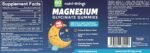 Magnesium Glycinate Gummies Kids - Chewable Magnesium Supplement for Children - Supports Calm, Relaxation & Healthy Growth - Gentle on Tummies - Wild Berry Flavour - 100mg Per Serving - 60 Gummies - Image 9