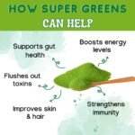 Superfood Powders | Super Greens 250g & Mushroom Powder 100g | Feel Good Superfoods Bundle | Ultimate Immune Support, Energy & Mood Boost | Smoothie Booster | Vegatox - Image 3