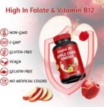 Apple Cider Vinegar Gummies, 120 Count, Max Strength 1000mg, ACV Supplement Gummy with B Vitamins & Antioxidants, Supports Metabolism, Digestion, Gut & Immune Health, Gluten-Free, Vegan & Non-GMO - Image 3