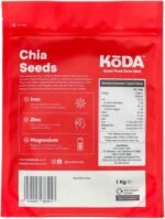 Koda - Gluten-Free Chia Seeds, 1 KG – High in Protein, Magnesium & Zinc – Nutrient-Dense Superfood for Salads, Yogurt & Smoothies – Excellent Source of Fibre, Omega-3 & Antioxidants - Image 3