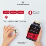 T-Power Natural Supplements for Men. Maca Root, Zinc, Gingseng, Fenugreek, L-Taurine, Black Pepper. Mood Stimulant + Endurance + Energy. Pre Workout. 30 Capsules. Vegan. N2 Natural Nutrition - Image 3