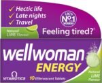 Vitabiotics Wellwoman Energy Lime - 10 Dissolving Multivitamins Effervescent Tablets For Woman, Natural Lime Flavour - Image 4