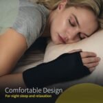 BraceUP Night Sleep Wrist Support Brace for Men and Women - Lightweight Splint with Cushioned Pads for Carpal Tunnel, Hand Support, and Tendonitis Arthritis Pain Relief - Image 3