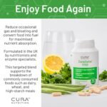 CURAZYME Vital (30 Capsules) Digestive Enzymes Supplement for Gut Health Support, Basic Digest Formula for Bloating, Heartburn, Digestion Relief, Ideal for Sensitive Stomachs, Vegan - Image 5