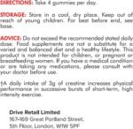 Creatine Gummies with Electrolytes, 5000mg Creatine Monohydrate, Cherry Flavour, 120 Gummies, Vegan, Gluten-Free, Non-GMO, Food Supplement, 30-Day Supply - Image 5