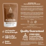 HE SHOU WU Powder 10X Strength - Natural Supplement for Hair Growth & Colour, Skin, Fertility Support, Rich in Antioxidants | Fo-Ti HIGH Potency 10:1 Extract - 113 Servings (113g) - Image 7