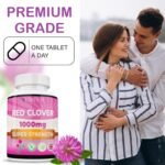 Red Clover Tablets 1000mg 200 Vegan Tablets Super Strength UK Made Menopause Supplement - 200 Day Supply - Image 5