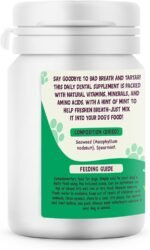Plaque Remover (60g) Dog Breath Freshener with Spearmint and Seaweed for Dogs Teeth Helps Prevent Tartar Buildup, Digestive and Immune System Booster - Natural Pet Supplement - Image 3