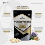 Turkesterone 5000mg | 120 Vegan Capsules | High Strength | Standardized to 20% Ajuga Turkestanica Extract | For Muscle Growth & Recovery | Pure Extract No Additives Or Fillers | UK Made | by NutriVolv - Image 3