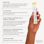Lumity Energy & Focus Powder Multivitamin with Vitamin B6 & B12 & Lions Mane - Minerals, Biotin & Creatine Monohydrate for Cognitive Function, Enhanced Performance - Caffeine Free (14 Sachets) - Image 4