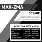 Maximuscle Max-ZMA | Zinc, Magnesium, Vitamin B6 & KSM-66 Ashwagandha for Recovery & Support | 90 Capsules - 1 Month Supply - Image 4