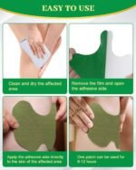 Knee Patch, 26Pcs Pain Relief Patch for Knee, Deep Heat Patches for Knee, Neck, Shoulder, Sore Muscles and Joint Pain- Fast Acting, Up to 24h No Side Effect Wormwood Herbal Knee Patches - Image 5