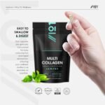 Multi Collagen 2400mg – Types I, II, III, V & X – 180 Capsules – Wild Caught Marine, Grass Fed Bovine, Eggshell & Free-Range Chicken Collagen Powder, with Hyaluronic Acid & Vitamin C – by Alpha01 - Image 5