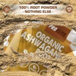 Organic Ashwagandha Powder 500g Supports Immunity | Premium Ashwagandha Root Superfood Anxiety, Stress & Fatigue Relief, Sleep Aid, Energy Increase Zero Additives Vegan Powder by PROELITE - Image 4