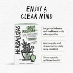 Herbalistas Daily Restore Apple Cinnamon & Ashwagandha Herbal Tea 4 x 18 Biodegradable Tea Bags | Caffeine-Free | Adaptogens, Nootropics & Botanicals for Energy, Immunity & Stress Balance | Made in UK - Image 4