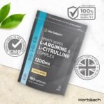 L Arginine and L Citrulline 1200mg Capsules | 180 Count | Amino Acids | Supplements for Men and Women | Suitable for Vegans & Vegeterians | by Horbaach - Image 5