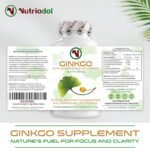 Ginkgo Biloba Leaf Extract | 365 x Easy to Swallow Tablets | Added Zinc to Boost Cognitive Functions | 24% Flavone Glycosides 6% Lactones | Suitable for Vegans. - Image 3