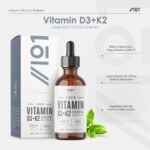 Vitamin D3 K2 Drops - High Strength Vitamin D3 4000 IU & Vitamin K2 25mcg – 30ml (600 Drops) - Liquid Vitamin D 1000IU per Drop - MCT Oil Base - by Alpha01 - Image 3