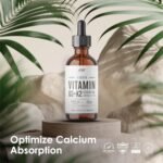 Vitamin D3 K2 Drops - High Strength Vitamin D3 4000 IU & Vitamin K2 25mcg – 30ml (600 Drops) - Liquid Vitamin D 1000IU per Drop - MCT Oil Base - by Alpha01 - Image 5