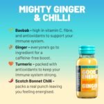 UNROOTED Mighty Ginger Shots Multipack - Immune System and Natural Energy Booster - 12 x 60ml Bottles - Ginger, Turmeric, Chilli & Baobab - Image 3