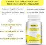 Testosterone Supplements for Men | No fillers, Additives or Bulkers, Pure Active Ingredients | Kobes Powerful Testosterone Booster with Avena Sativa & Tribulus Terrestris | 60 Cap | Made in UK - Image 3