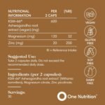 Ashwagandha – Superior KSM 66 Ashwagandha Root Extract – Blended with Zinc & Magnesium – Supports Immune System & Cognitive Function – 60 Capsules – 30 Servings - Image 7