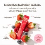 Free Soul Hydrate | Electrolyte Hydration Sachets | Zero Sugar | 30 Sachets | Advanced Electrolyte Powder with Sodium, Magnesium, Vitamin C | Mixed Berry Flavour - Image 3