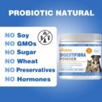 DigestiFibra Powder for Dogs & Cats – Natural Fibre Powder Supplement for Gut Health, Anal Glands & Scooting Relief – Prebiotic & Probiotic Digestive Treats – Fibre Supplement for Dogs & Cats - Image 6