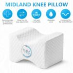 Knee Pillow for Sleeping on Side Memory Foam Contour Leg Pillow - Pain Relief for Lower Back, Knee and Joint Discomfort. Leg Cushion for Side Sleepers - Image 3