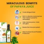 Papaya Leaf Juice | 100% Pure & Natural | Supports Platelet Count | Promotes Healthy Skin & Hair | Immunity Booster | 900ml (450ml x 2 Bottles) - Image 4