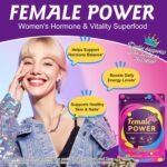 Female Power Organ Complex Capsules, 6 Grass-Fed Organs, Natural Hormone Support Energy Boost & Skin, Nails, 60 Capsules - Image 3