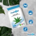 Health4All Aloe Vera Gel Extract 6000mg 90 Capsules, Digestive Health Detox Supplement, Support for Leaky Gut, Acid-Alkaline and pH Balance, Pure Vegan Cleanse Capsules (not Tablets) | Made in UK - Image 4