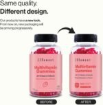 Multivitamins and Mineral Gummies, for Kids, Women and Men, 120 Gummies | Natural Strawberry Flavor | with 13 Vitamins & Minerals | Gelatin Free, Vegetarian, Gluten Free | Zenement - Image 5