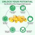 1 Pack Oregano Oil Supplement, Oil of Oregano Softgels, Organic Oregano Oil Supplement Capsules, 2 in 1 6000mg Oil of Oregano with Black Seed Oil - Image 4