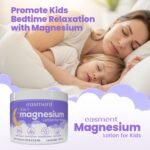 Magnesium Kids Sleep Support Cream – Gentle Body Lotion for Nighttime Calm, Tired Legs & Muscle Relaxation, with Shea Butter, Chamomile & Lavender, Daily Natural Moisturiser for Children - 4oz - Image 3