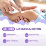 Magnesium Kids Sleep Support Cream – Gentle Body Lotion for Nighttime Calm, Tired Legs & Muscle Relaxation, with Shea Butter, Chamomile & Lavender, Daily Natural Moisturiser for Children - 4oz - Image 4
