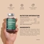 Ashwagandha Gummies 3000mg | High Strength with Vitamin B6 & D3 | 5% Withanolides | 60 Vegan Gummies | Natural Berry Flavour | Horbaach - Image 4