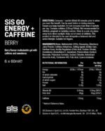 Science in Sport Go Isotonic Energy Gel with Caffeine, Berry Flavour, 60ml (6 Packs) - Image 3