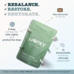 After Party Recovery Capsules | Wonky Rebalance + Restore | Wake Up Fresh Not Wrecked | NAC, Electrolytes, B Vitamins | Night + Morning Formula | 10 Servings - Image 5