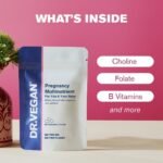 Pregnancy Multinutrient | Folic Acid 400ug | Essential Nutrients | 60 Plant Based Capsules | Two-A-Day | DR.VEGAN - Image 4