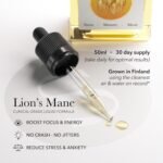 Premium Lion’s Mane Mushroom Tincture, 50ml Triple Ultrasonic Extract, Clinical-Grade Nootropic for Focus, Memory, Brain Fog & Productivity Mushroom Supplement - Image 3