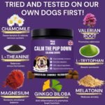 Calming Chews for Dogs | Calming Dog Treats, helps with overbarking, aggression, stress, anxiety and hyperactivity | Behaviour and relaxation | 100 soft chews - 12 weeks supply - Image 4