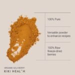 KIKI Health 100% Raw Organic Goji Berry Powder 70g | Premium, Certified Organic Superfood from Qinghai-Tibet Plateau | High in Vitamin C & Iron, Suitable for Vegans | Nourish Your Body Naturally - Image 3