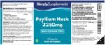 Pure Psyllium Husk Capsules | Supports Digestive Health & Fibre Intake | 120 Capsules = 40 Days Supply | Manufactured in The UK in Accordance with GMP Standards - Image 6