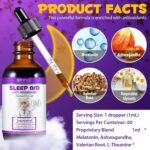 Cat Melatonin -Liquid Melatonin for Dogs & Cats - Sleep Aid Treatment Drops for Anxiety & Stress Relief -Cat Calming Supplement for Kitten Ease & Better Sleep, 60ml/Bottle - Image 4
